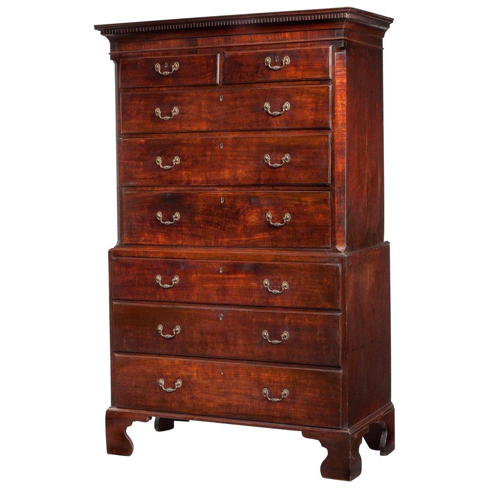 George III Period Tallboy/Chest on Chest