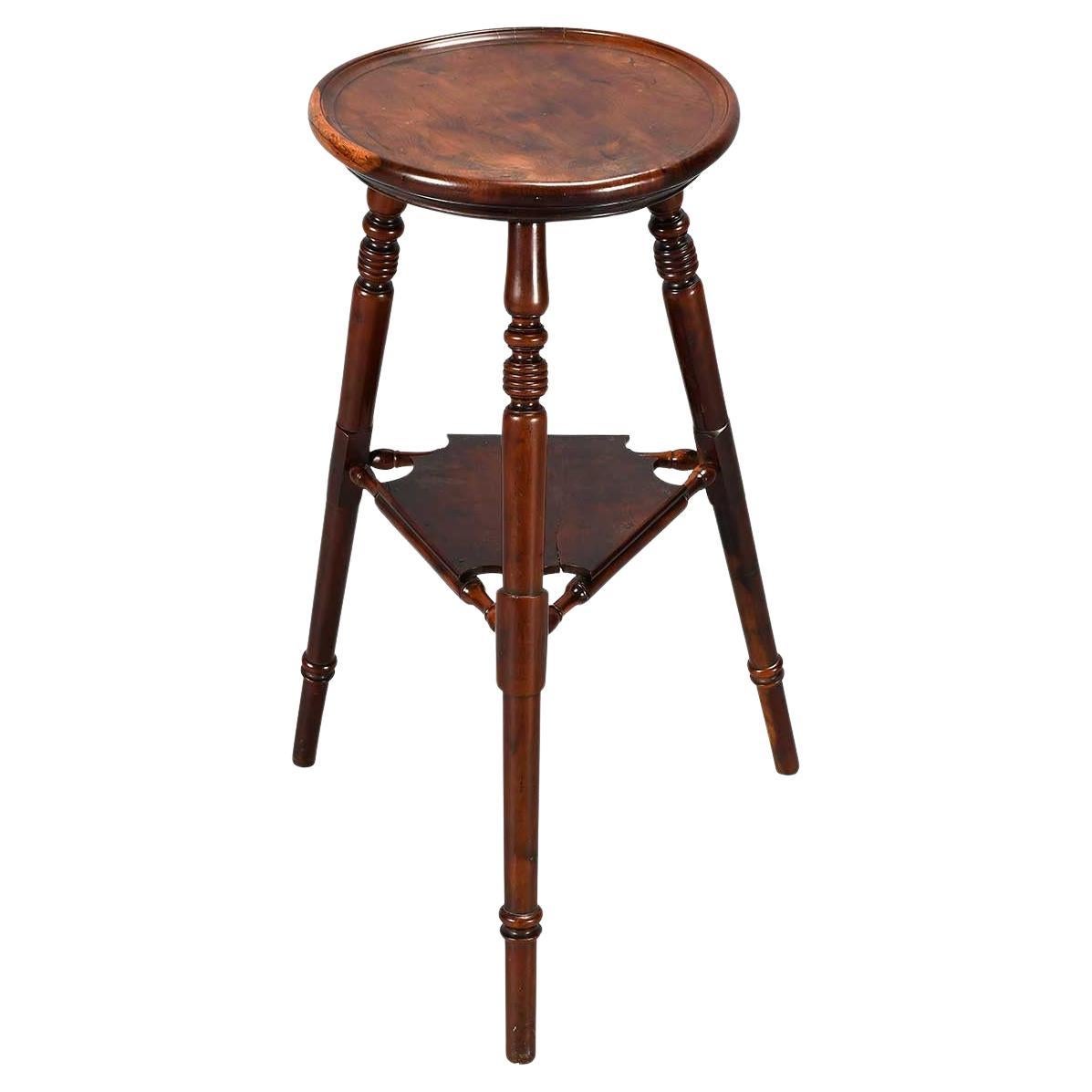George III Period Yew Wood Cricket Table