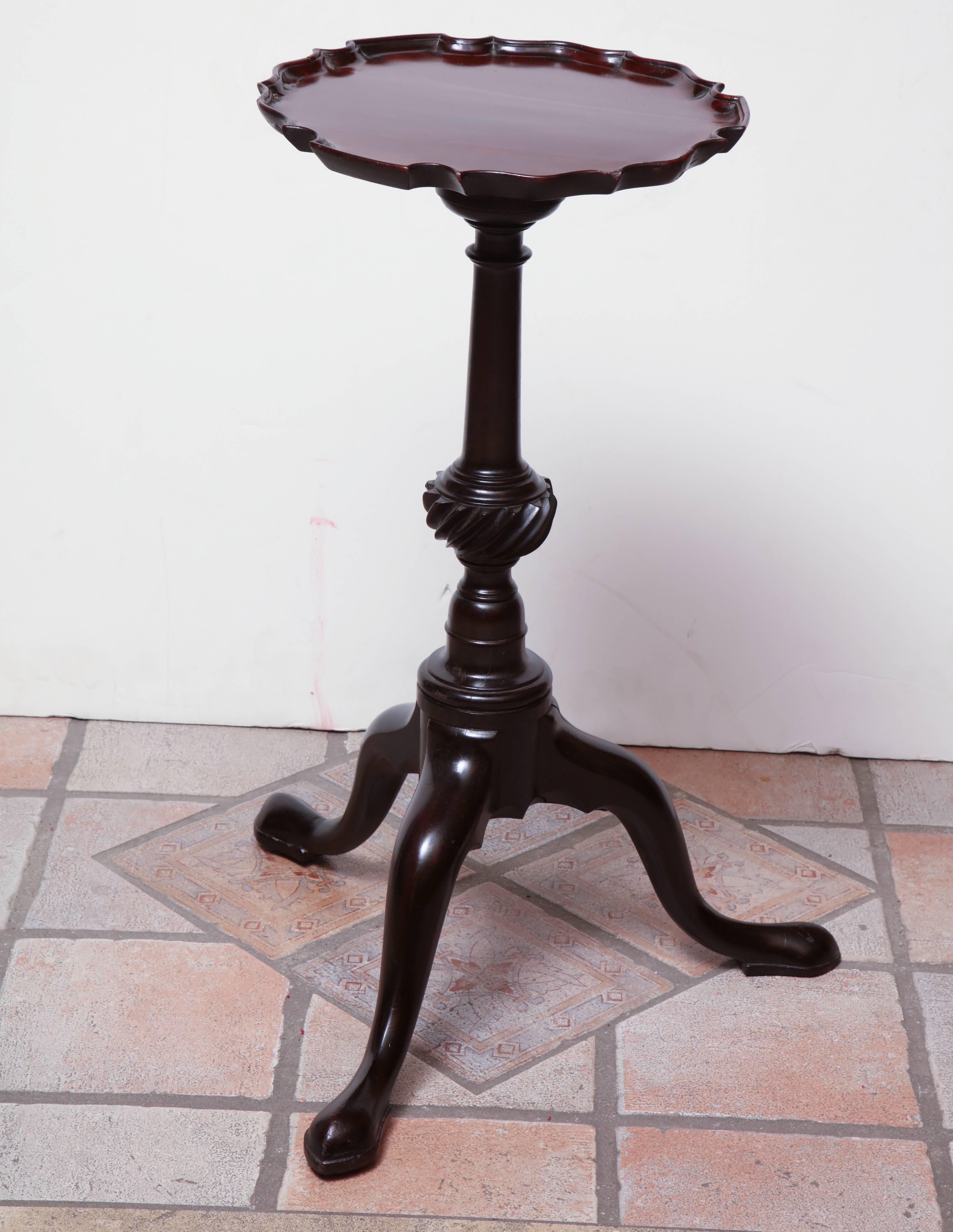 English George III Piecrust Wine Table