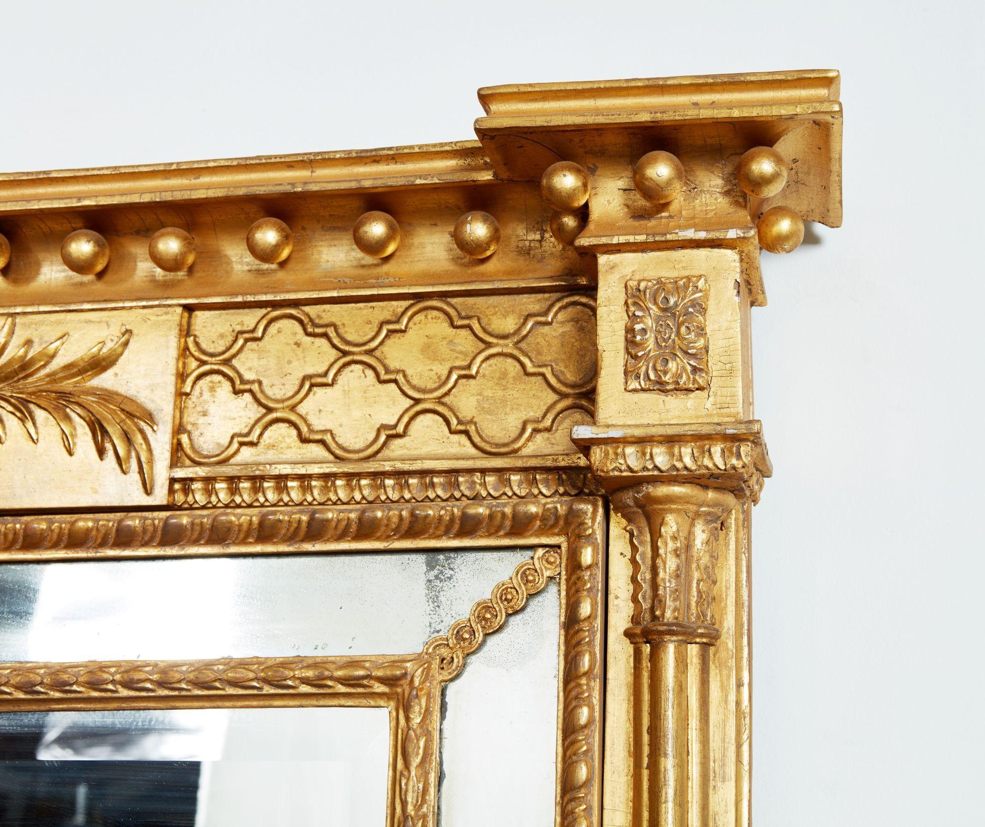George III Pier Mirror with Border Glass For Sale 5