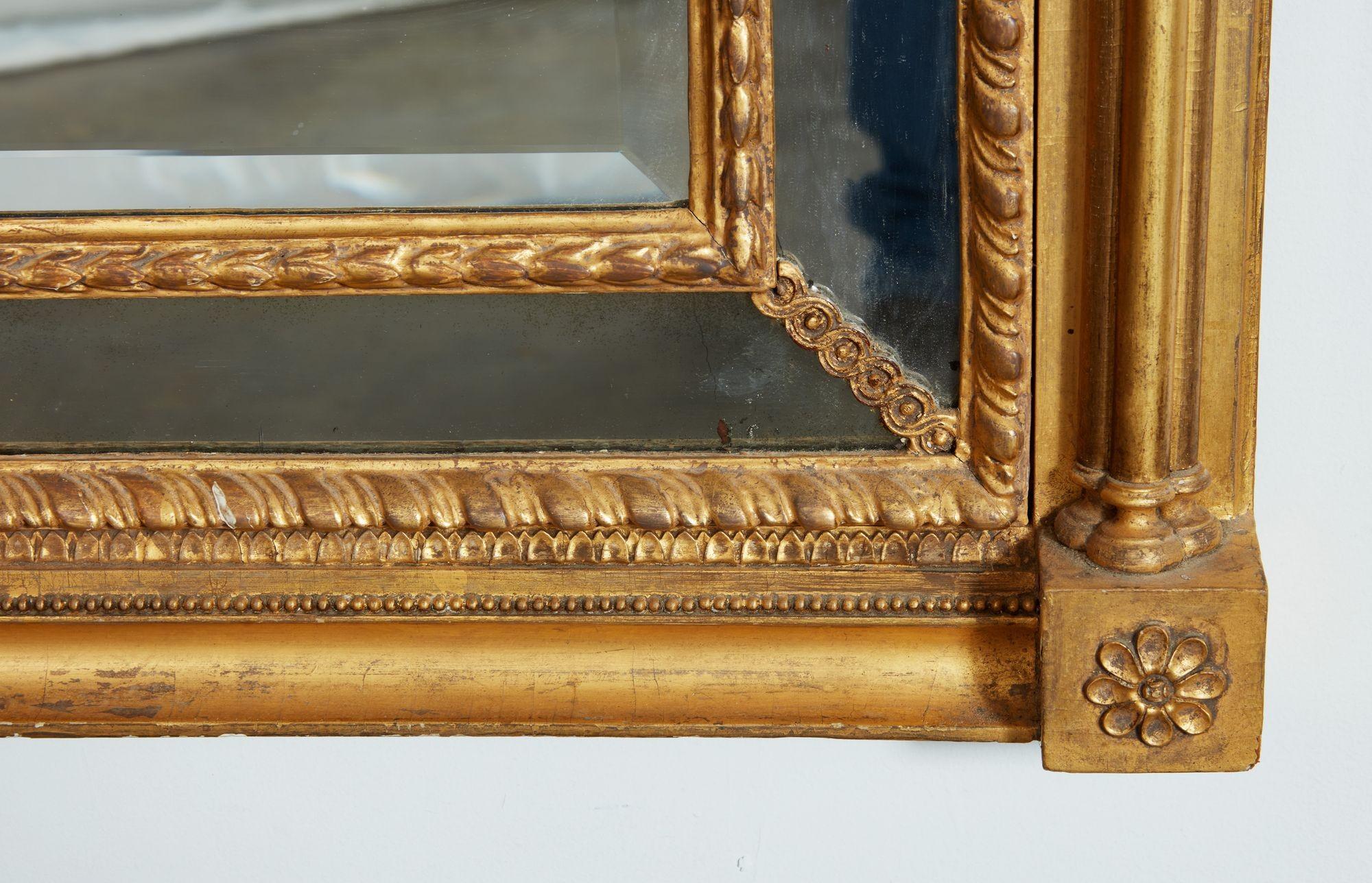 George III Pier Mirror with Border Glass For Sale 2