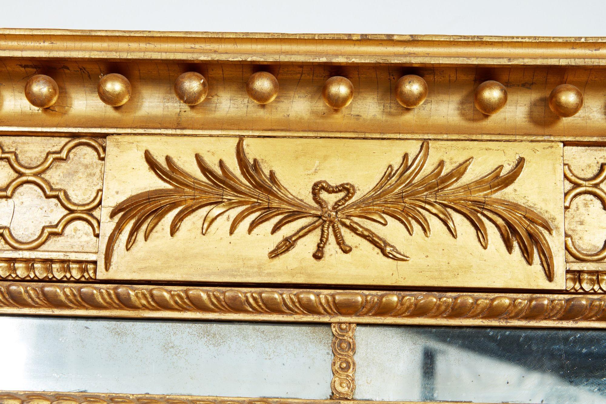 George III Pier Mirror with Border Glass For Sale 3