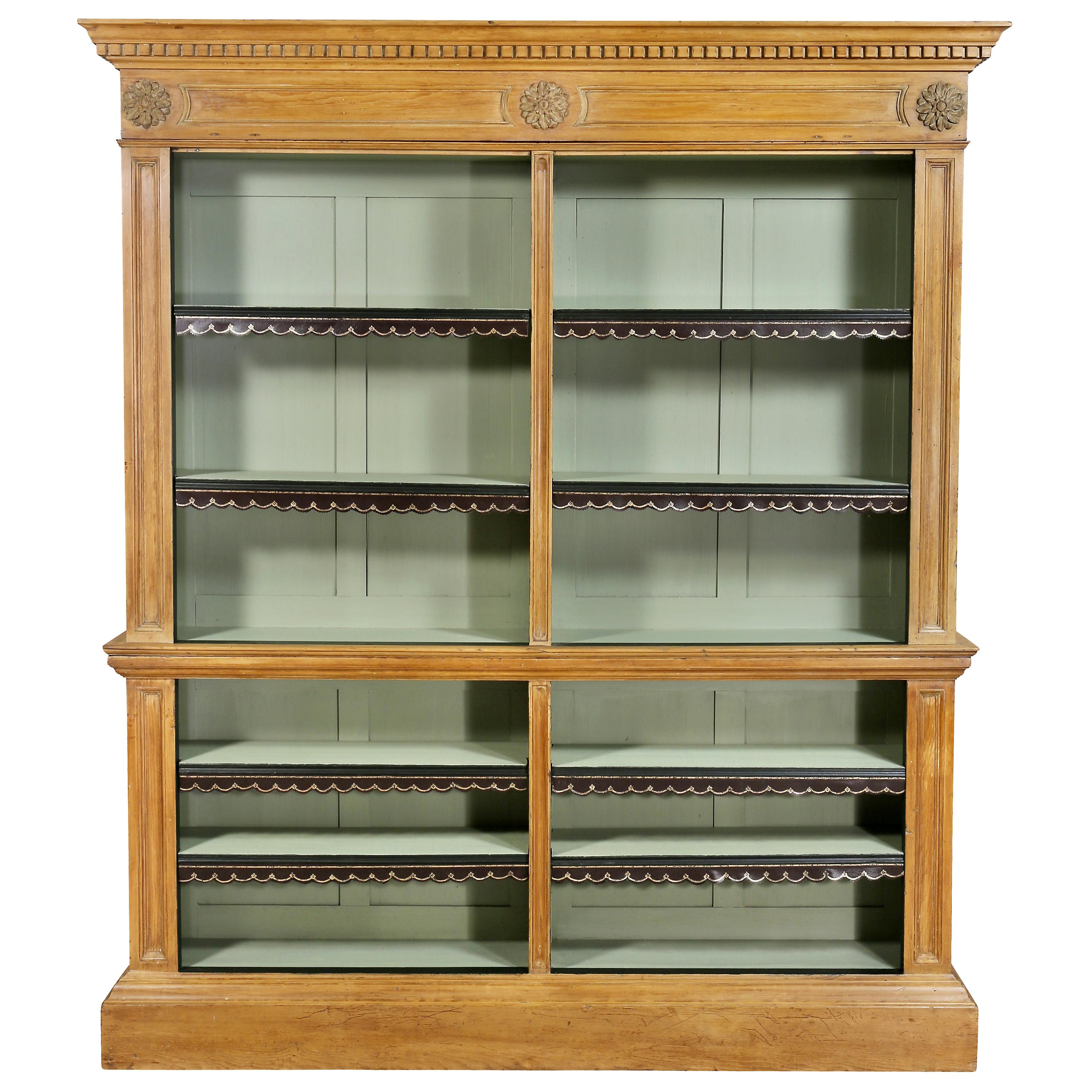 George III Pine Bookcase