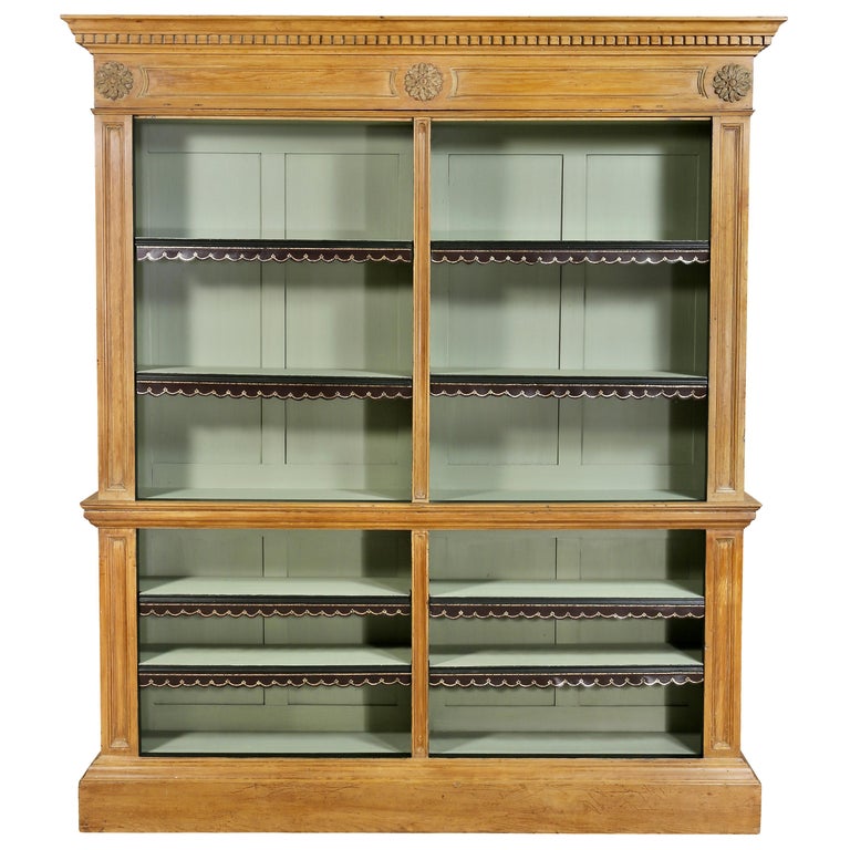 George Iii Pine Bookcase For At, Pine Furniture Bookcases
