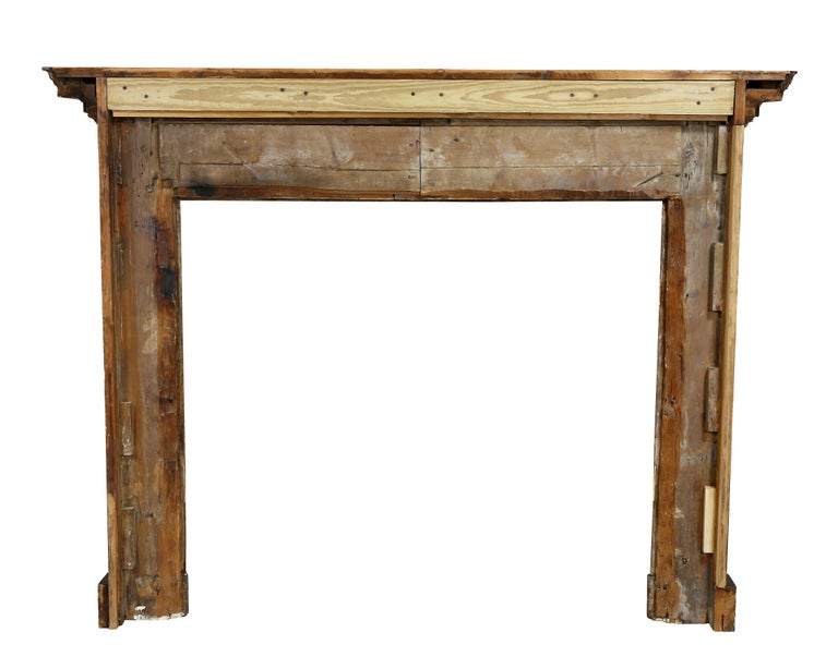 III Pine Fireplace Mantle For Sale at 1stdibs