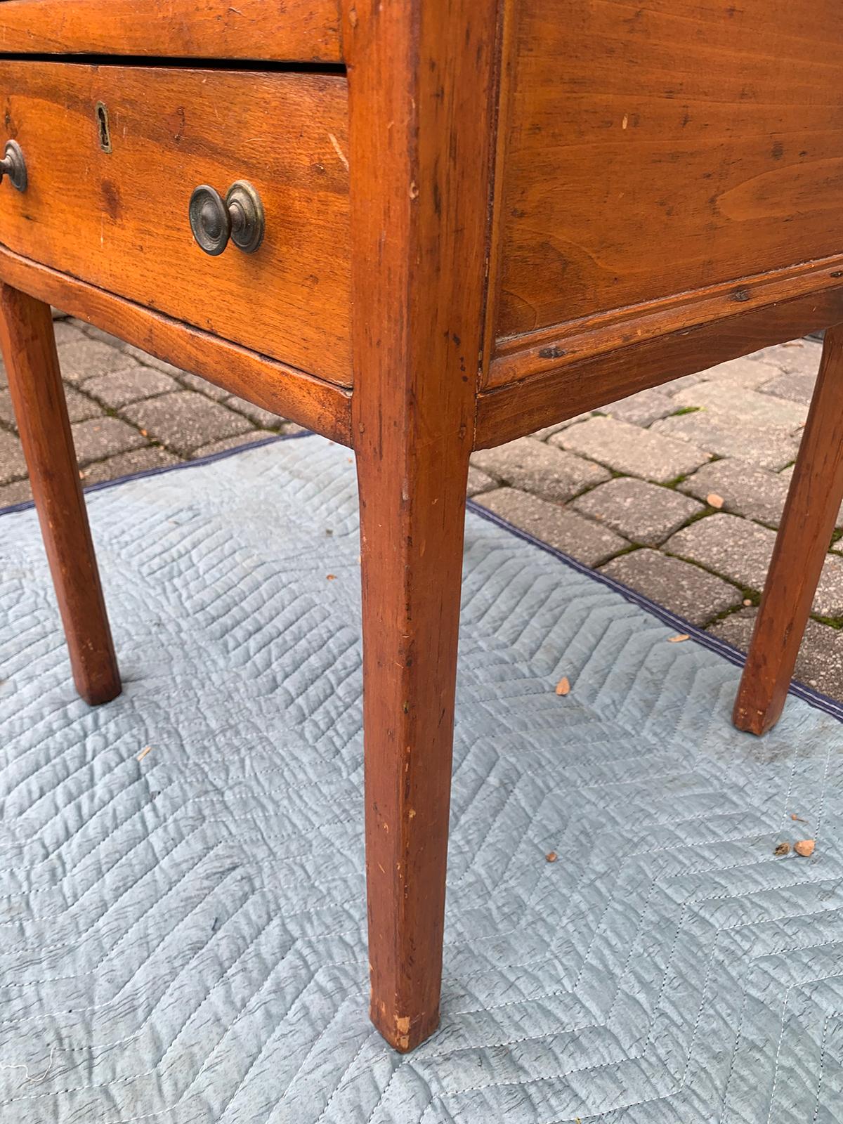 George III Mahogany & Pine Three-Drawer Side Chest with Later Pulls, circa 1800s 5