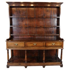Antique George III Potboard Oak Dresser c. 1790