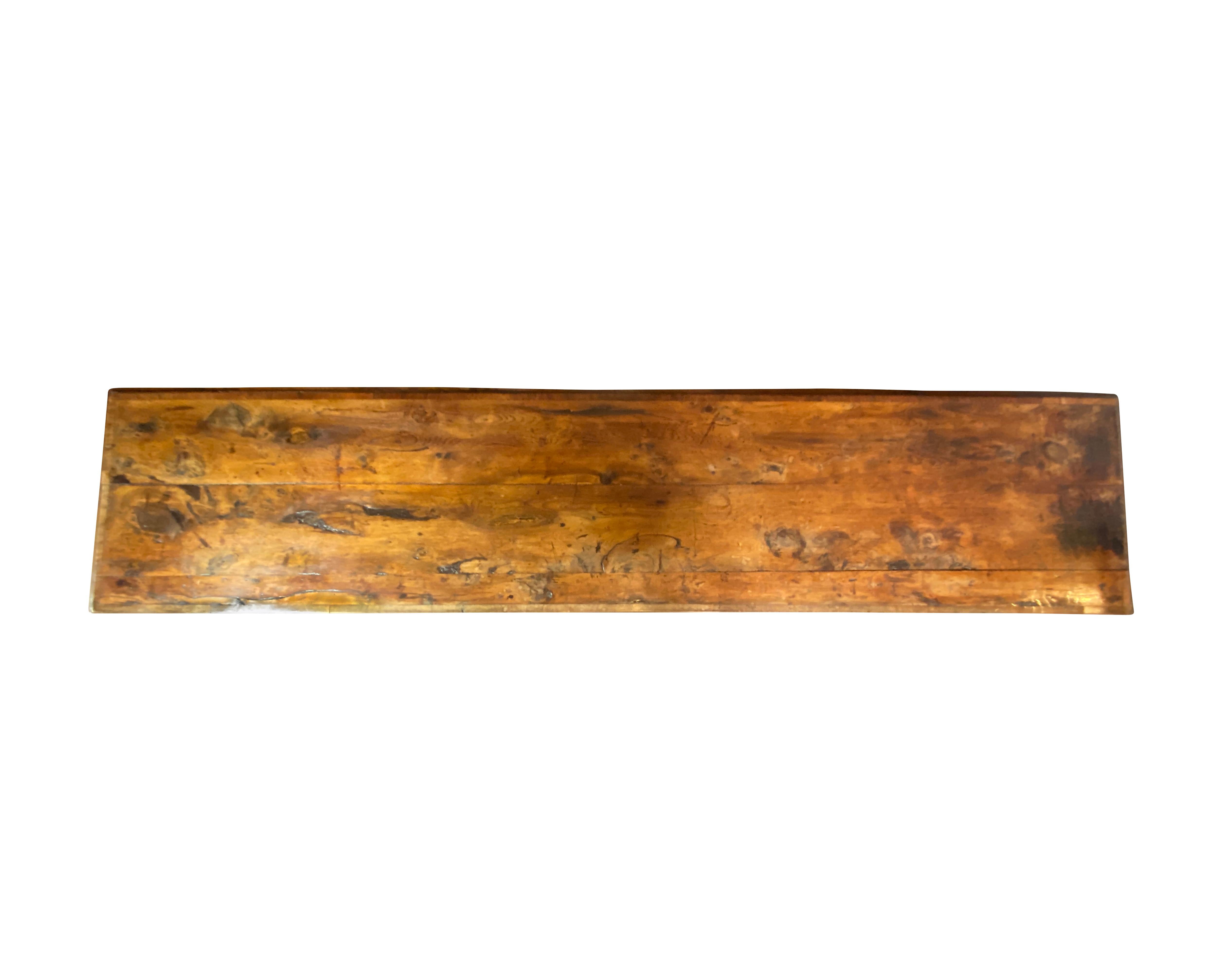 George III Provincial Yew Wood Sideboard 6
