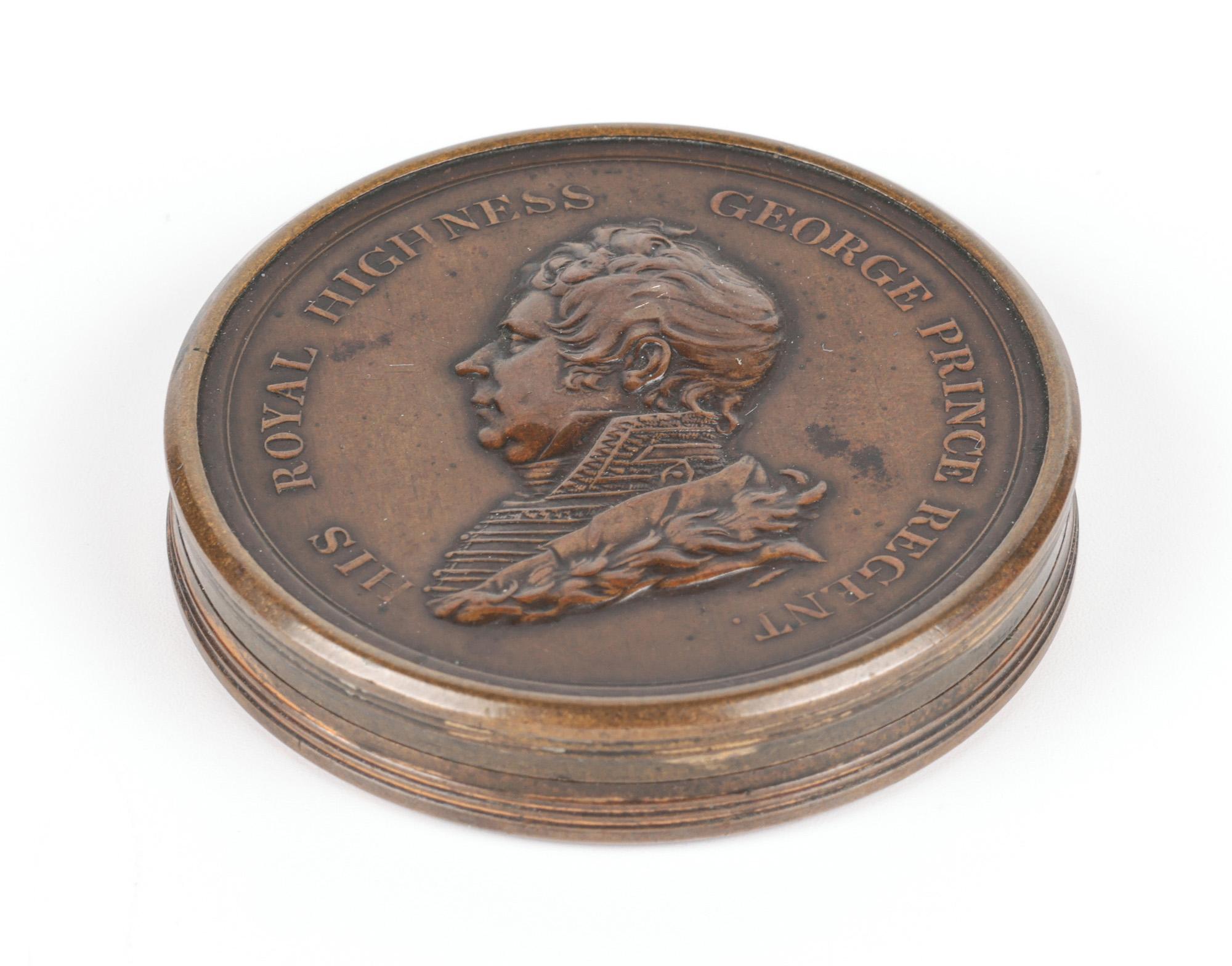 Early 19th Century George III Rare Bronze Cased Chronology of the Sovereigns of England For Sale