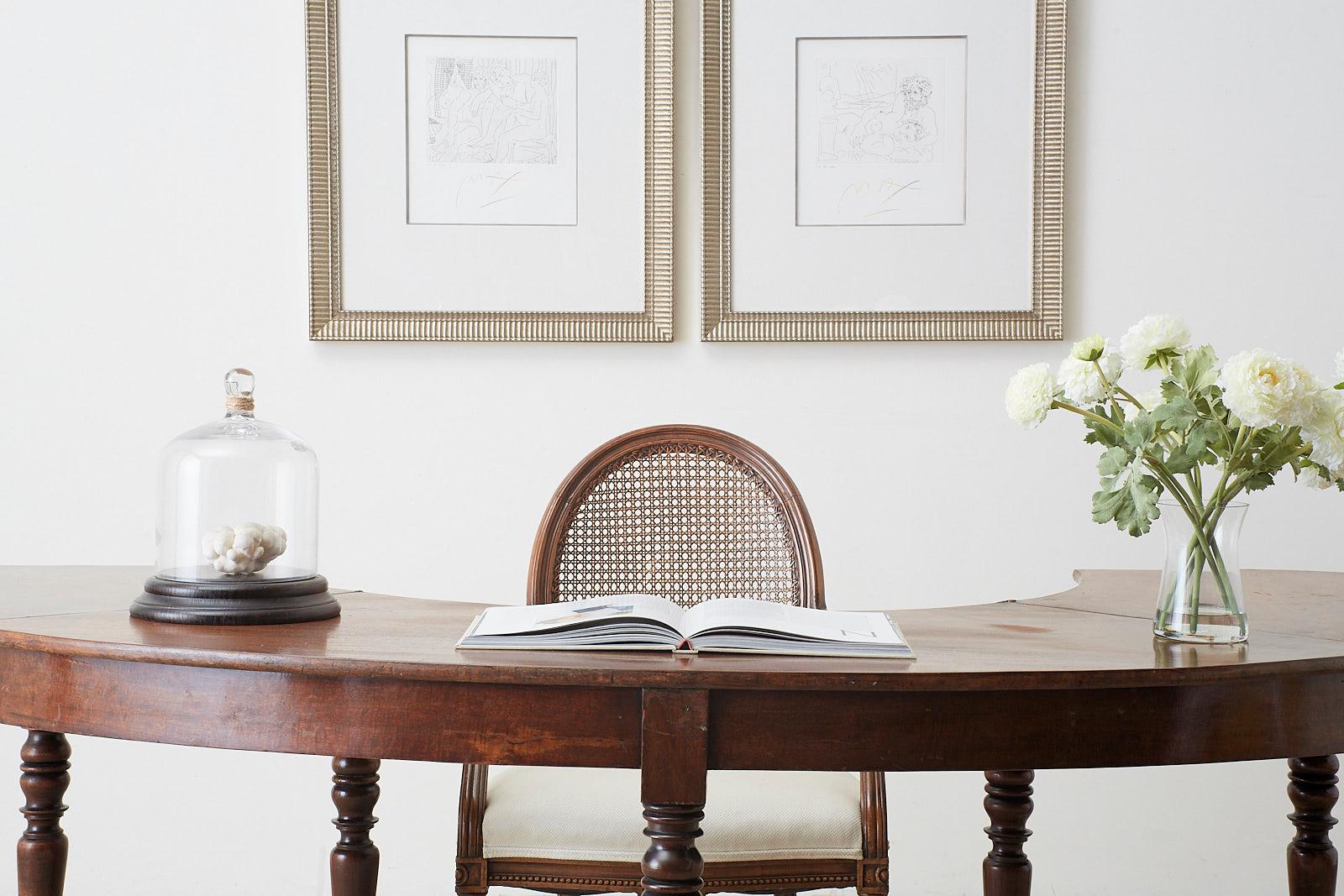 19th Century George III Regency Mahogany Hunt Drop Leaf Serving Table