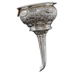 George III Regency Silver Wine Funnel