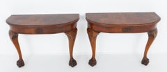 George III Revival Konsolentisch Nussbaum