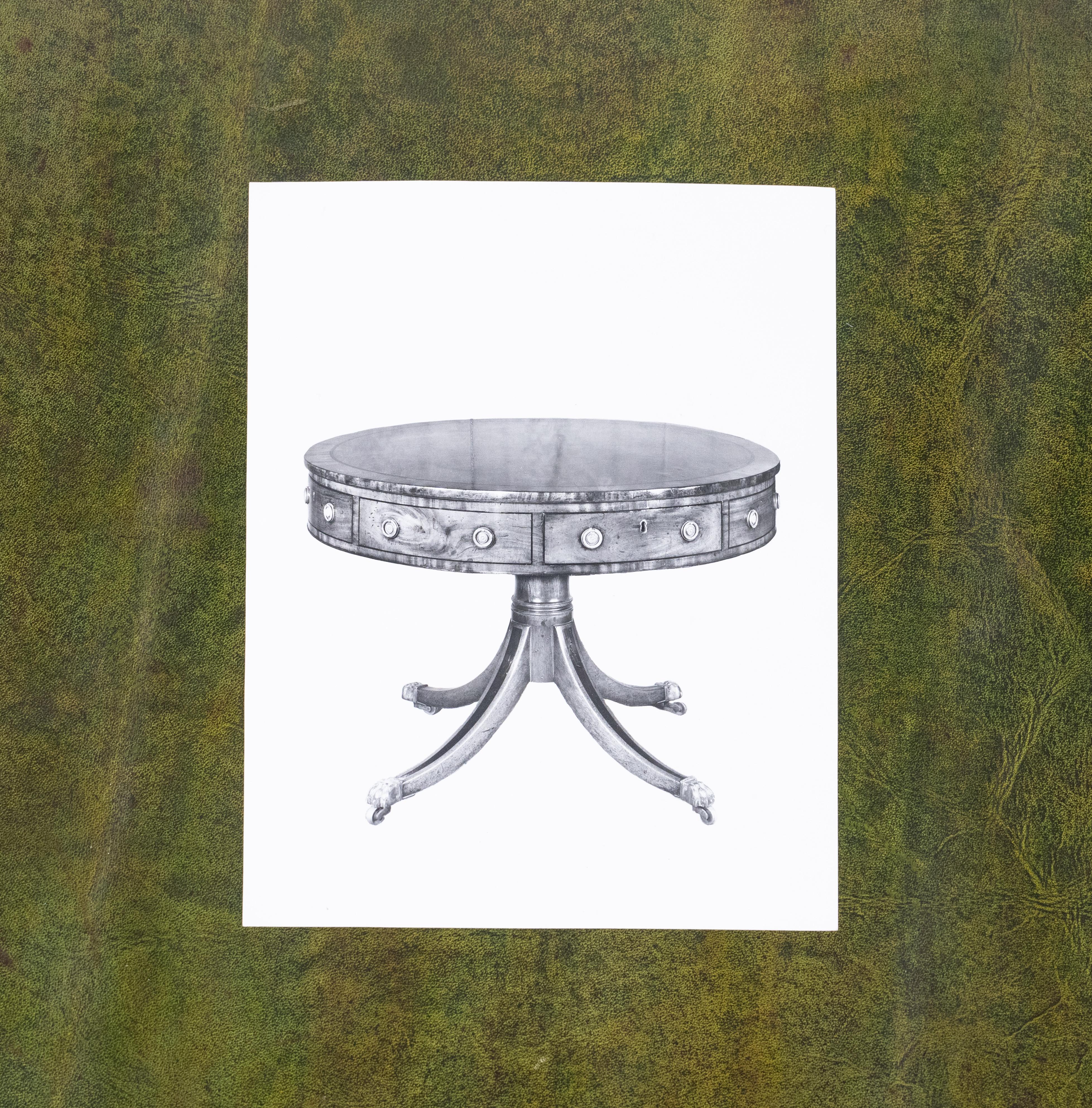 George III Revolving Table Drum in Mahogany Attributed to Gillows, English 1790 For Sale 8