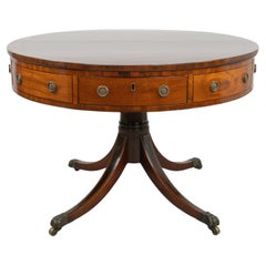Drehbare Tischtrommel aus Mahagoni im George-III-Stil, Gillows zugeschrieben, englisch 1790