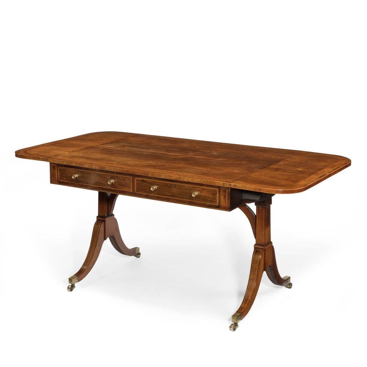 rosewood sofa table
