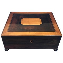 George III Rosewood Table Box