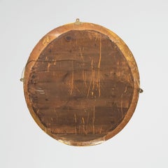 George III Round Giltwood Mantel Mirror
