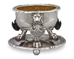 George III Royal Presentation Silver Salt And Spice Cellar By Scott & Smith