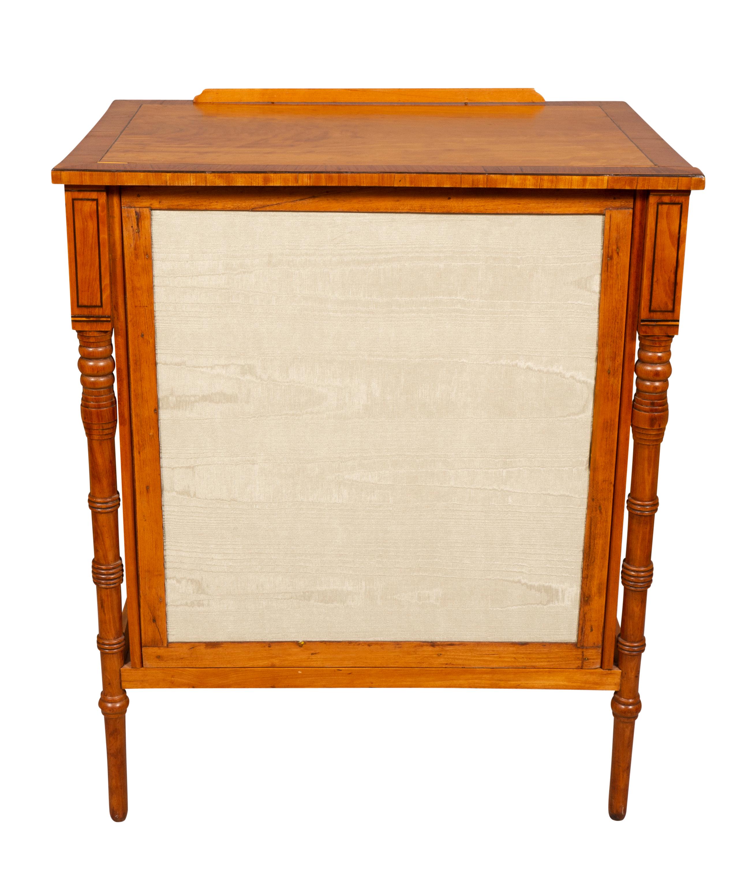 Late 18th Century George III Satinwood And Tulipwood Work Table For Sale