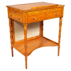 Used George III Satinwood And Tulipwood Work Table