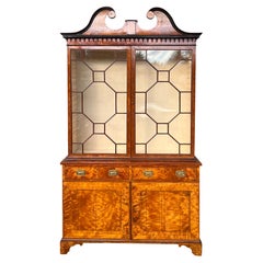 Vintage George III Satinwood Cabinet