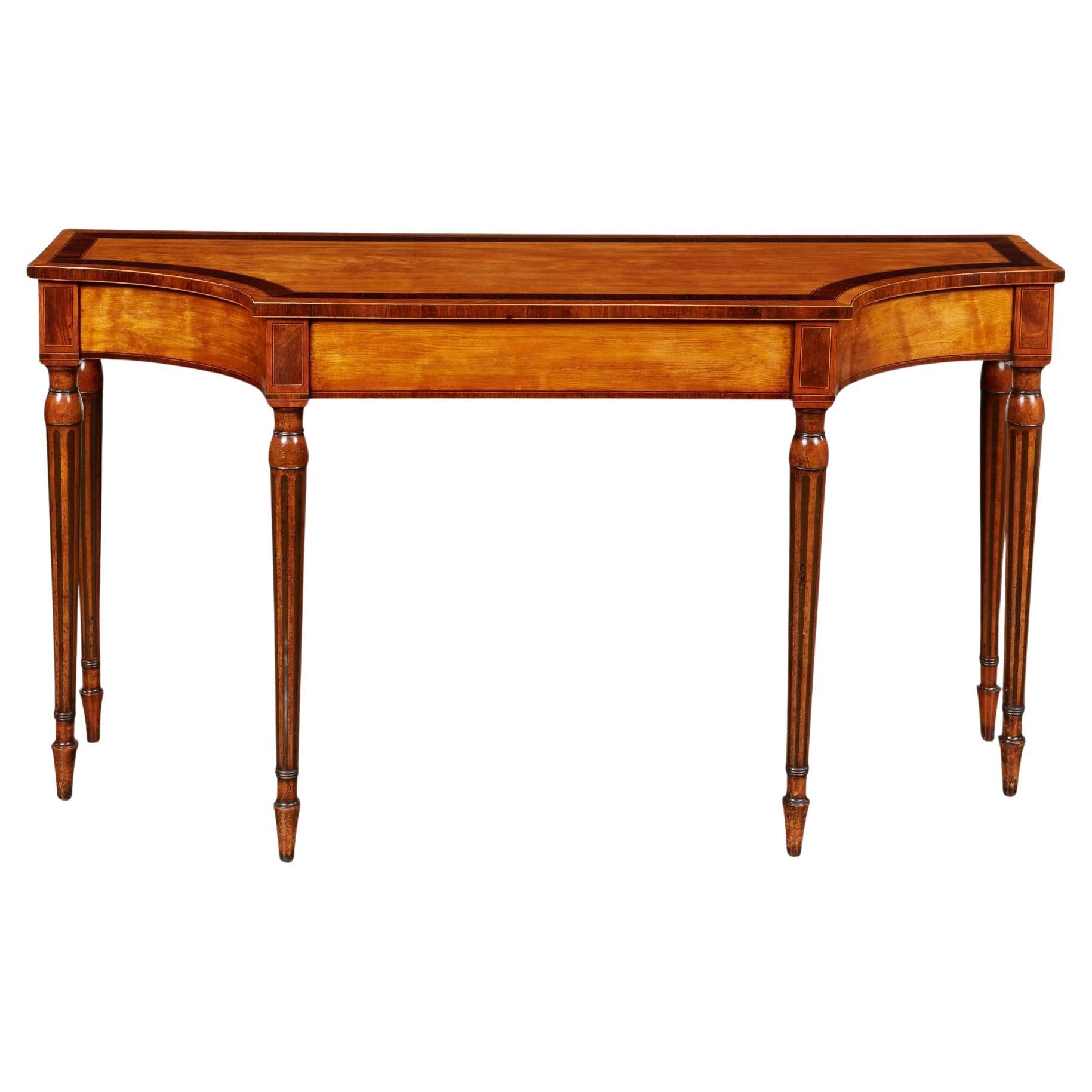 George III Satinwood Console en venta