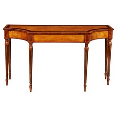 George III Satinwood Console