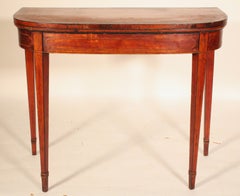 Tavolo da gioco in legno di raso di Giorgio III