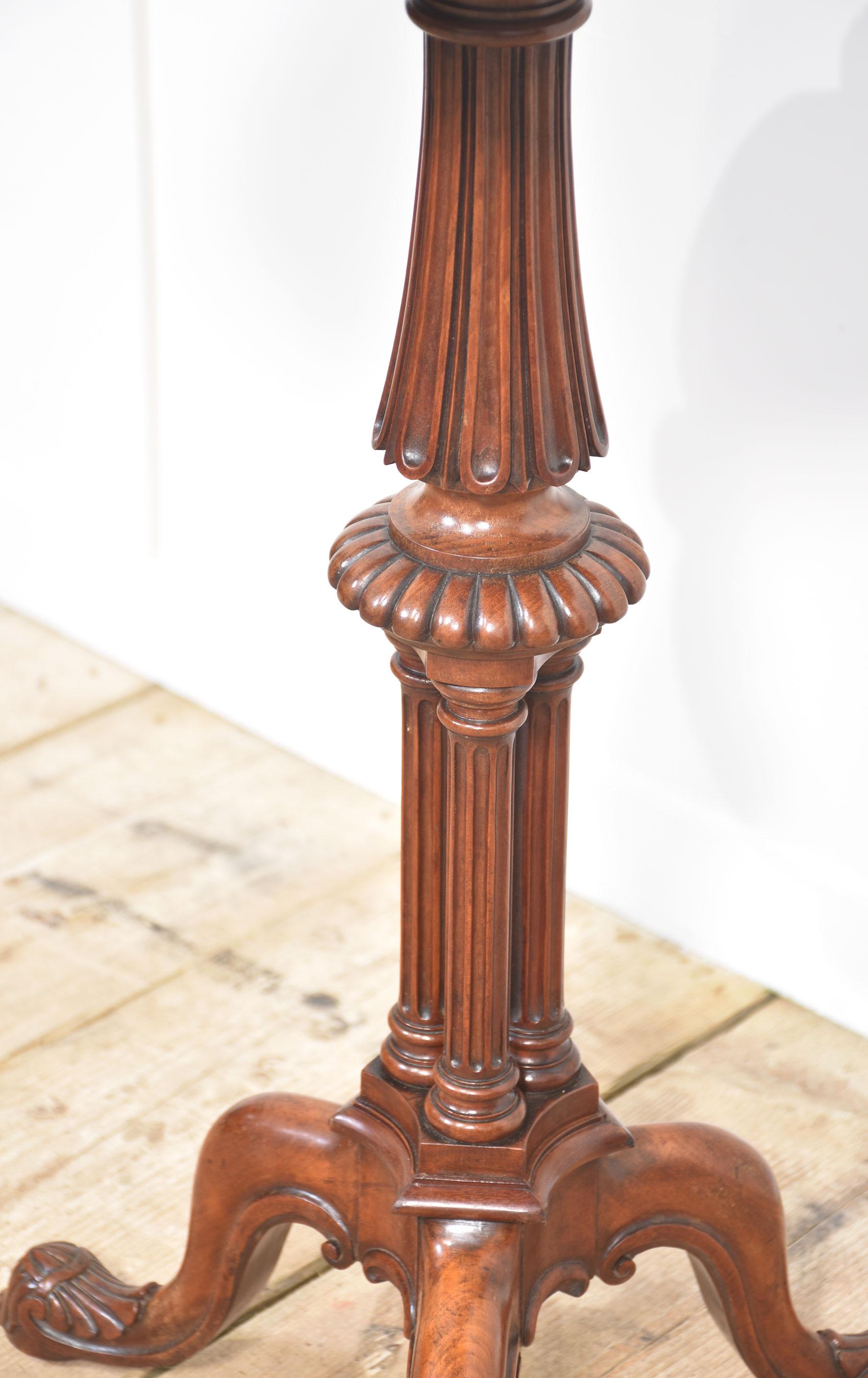 George III satinwood tripod table For Sale 4