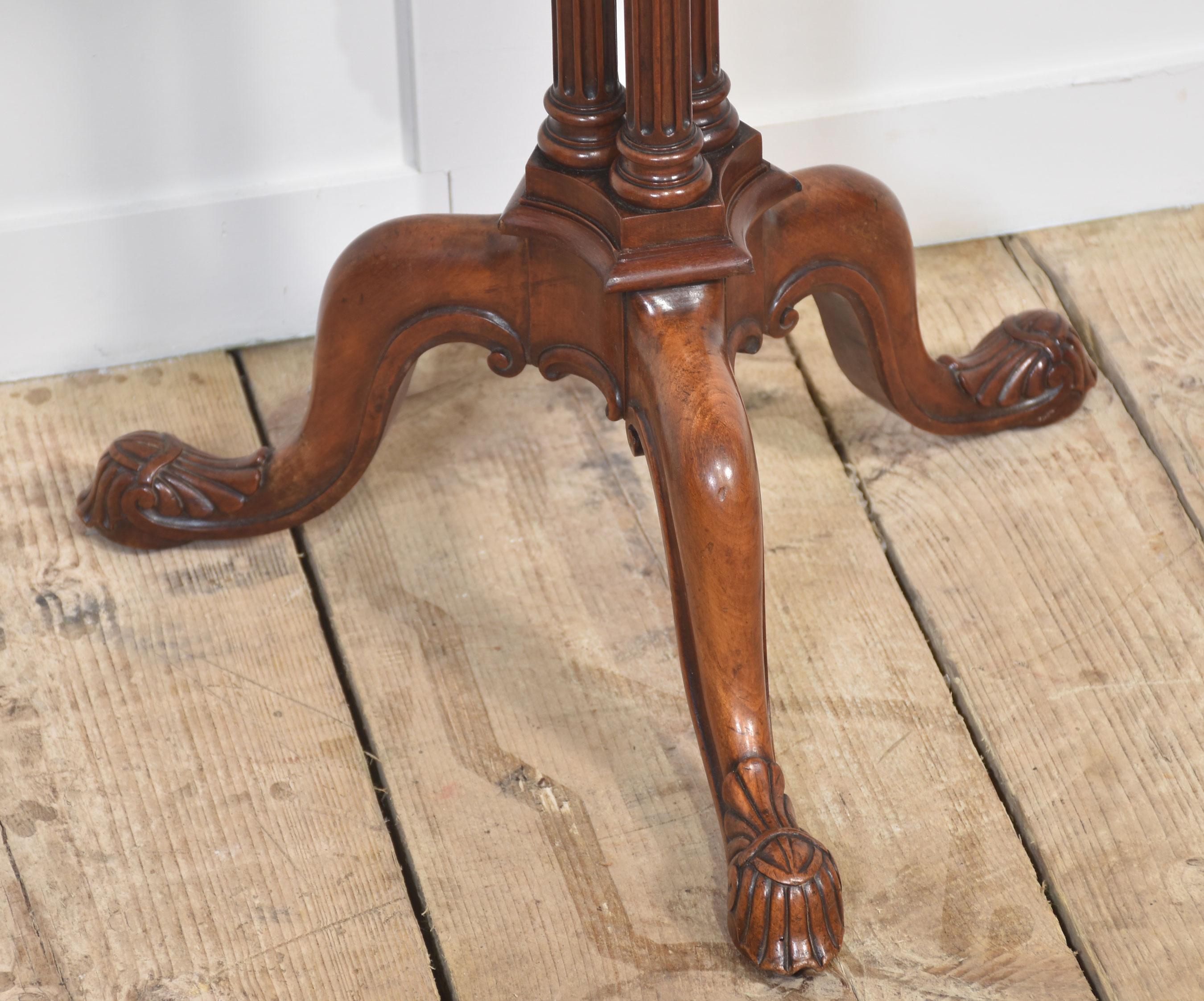 George III satinwood tripod table In Good Condition For Sale In Cheshire, GB