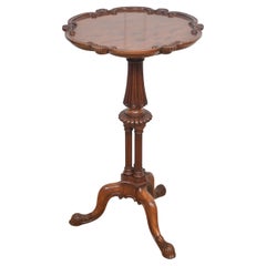 Antique George III satinwood tripod table