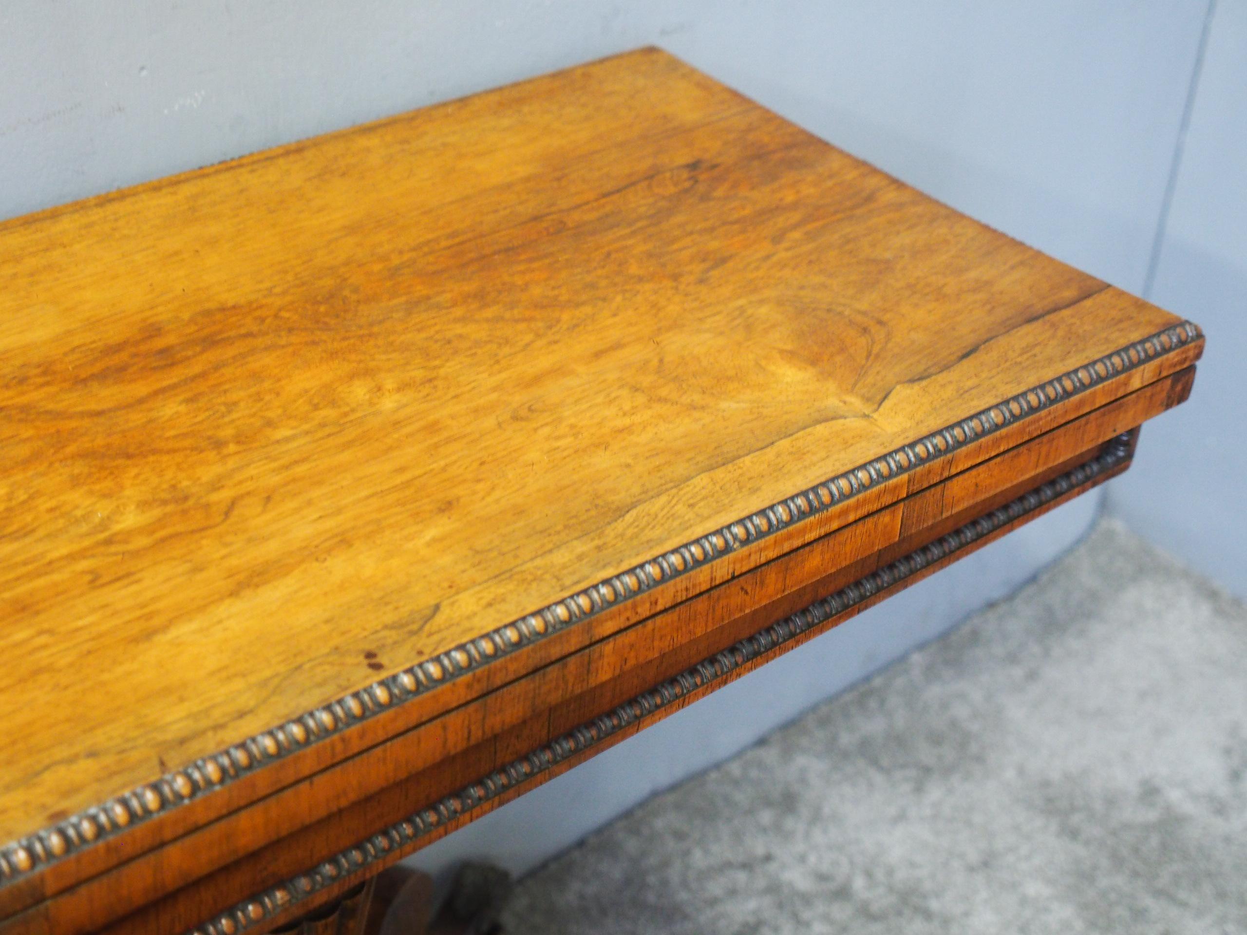 George III Scottish Rosewood Games Table In Good Condition For Sale In Edinburgh, GB