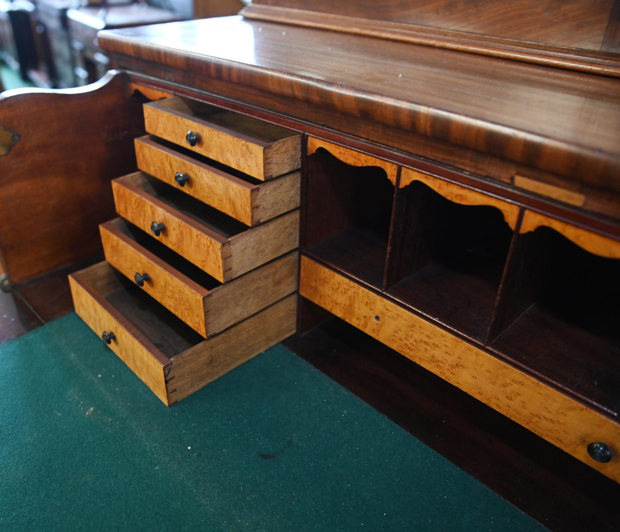 Inizio XIX secolo Libreria Secretaire di Giorgio III in mogano 1810 in vendita