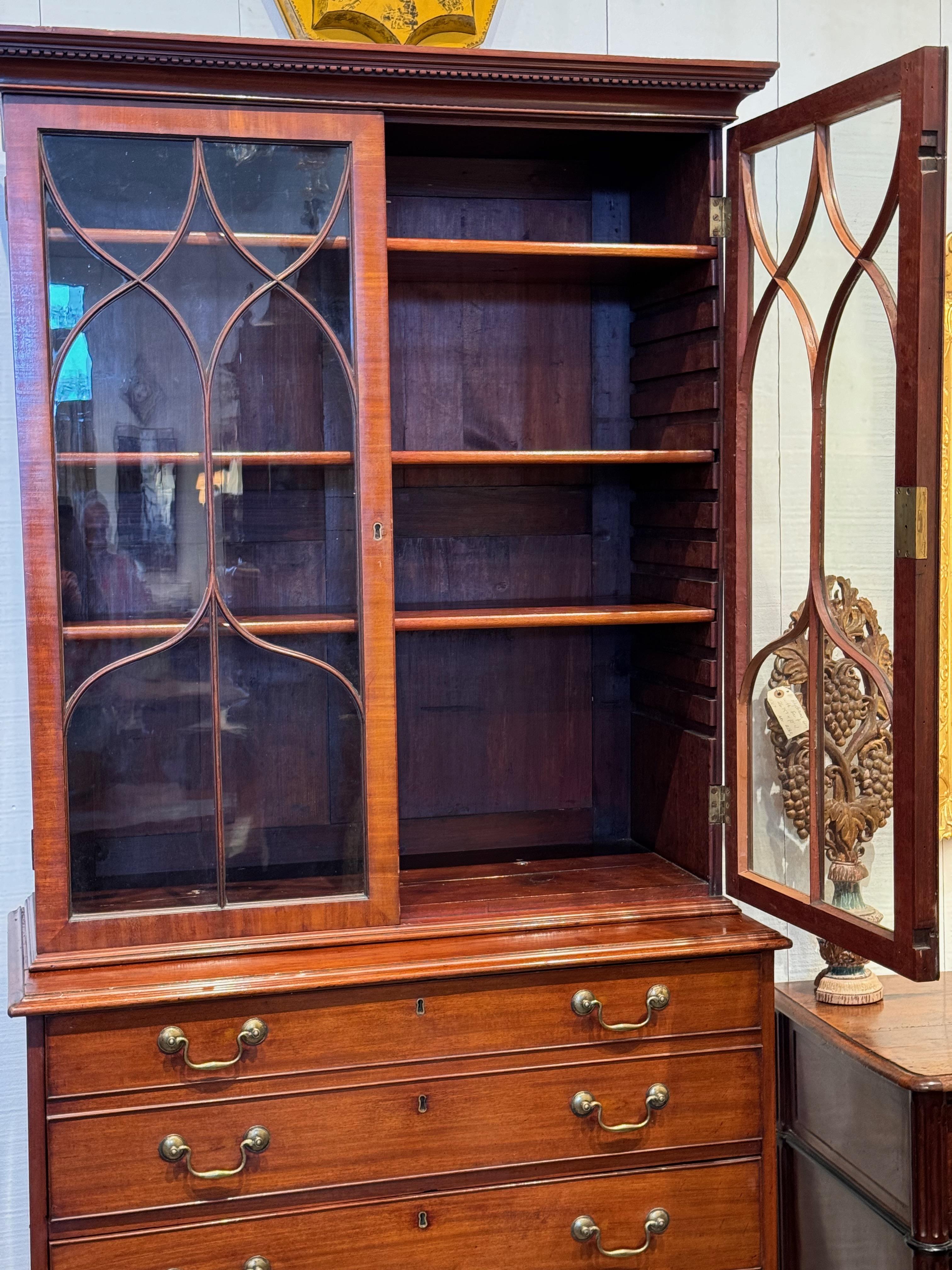 George III Secretary Bookcase 4