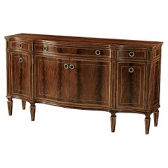 George III Serpentine Sideboard