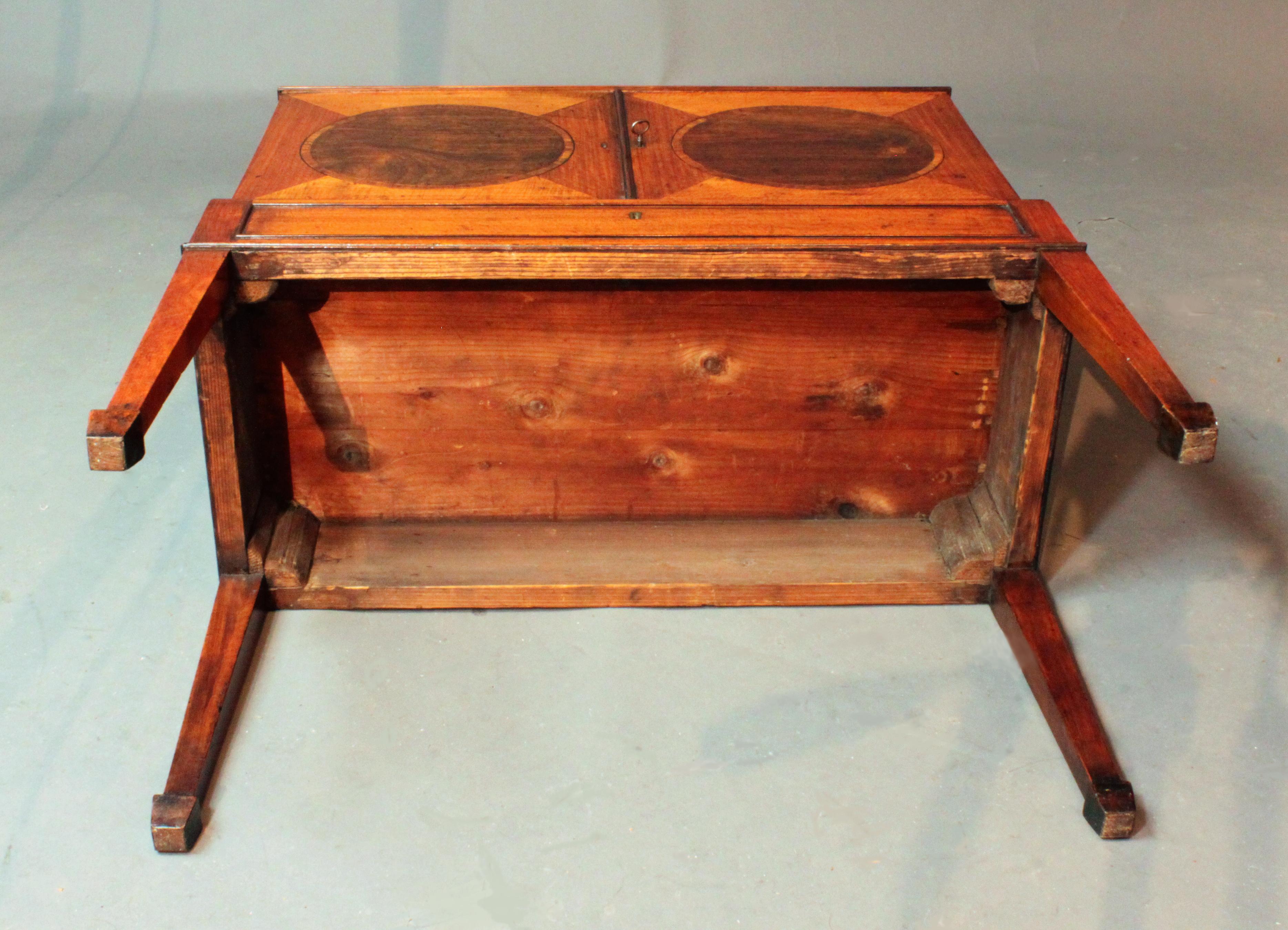 George III Sheraton Period Antique Satinwood Dwarf Bookcase For Sale 2