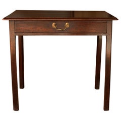 Antique George III Side Table of Santo Dominigo Mahogany, circa 1765