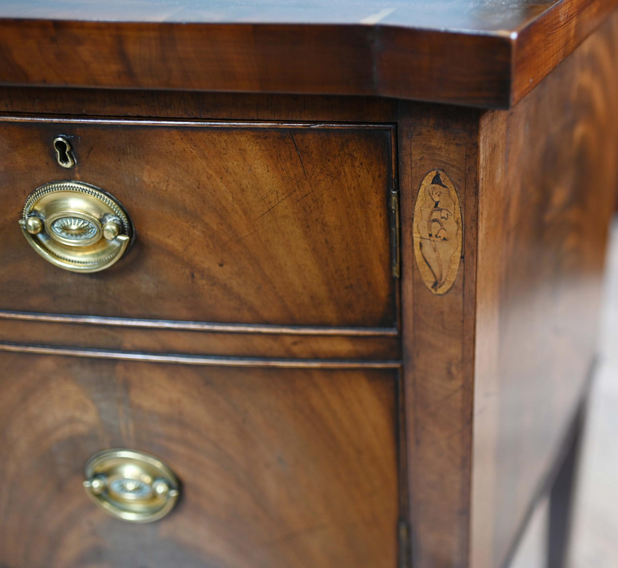 Woodwork George III Sideboard Mahogany Server Sheraton For Sale