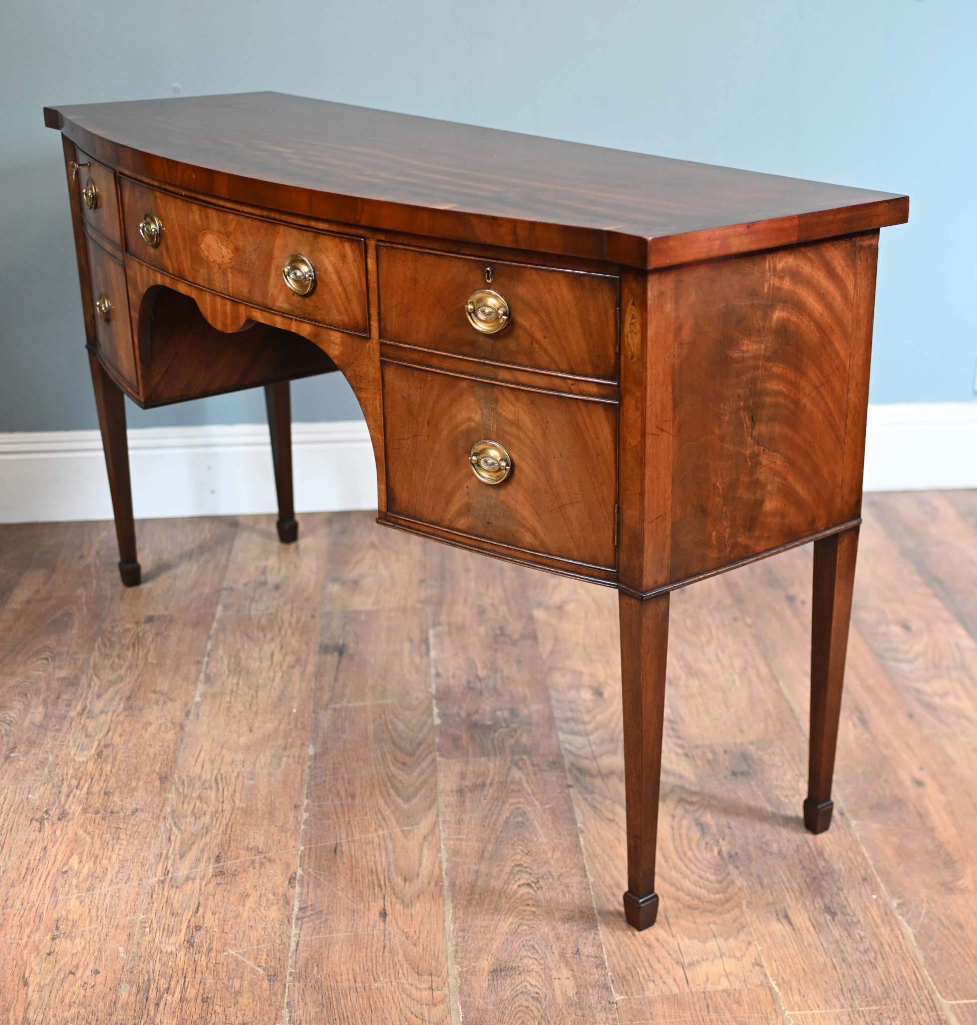 Late 20th Century George III Sideboard Mahogany Server Sheraton For Sale