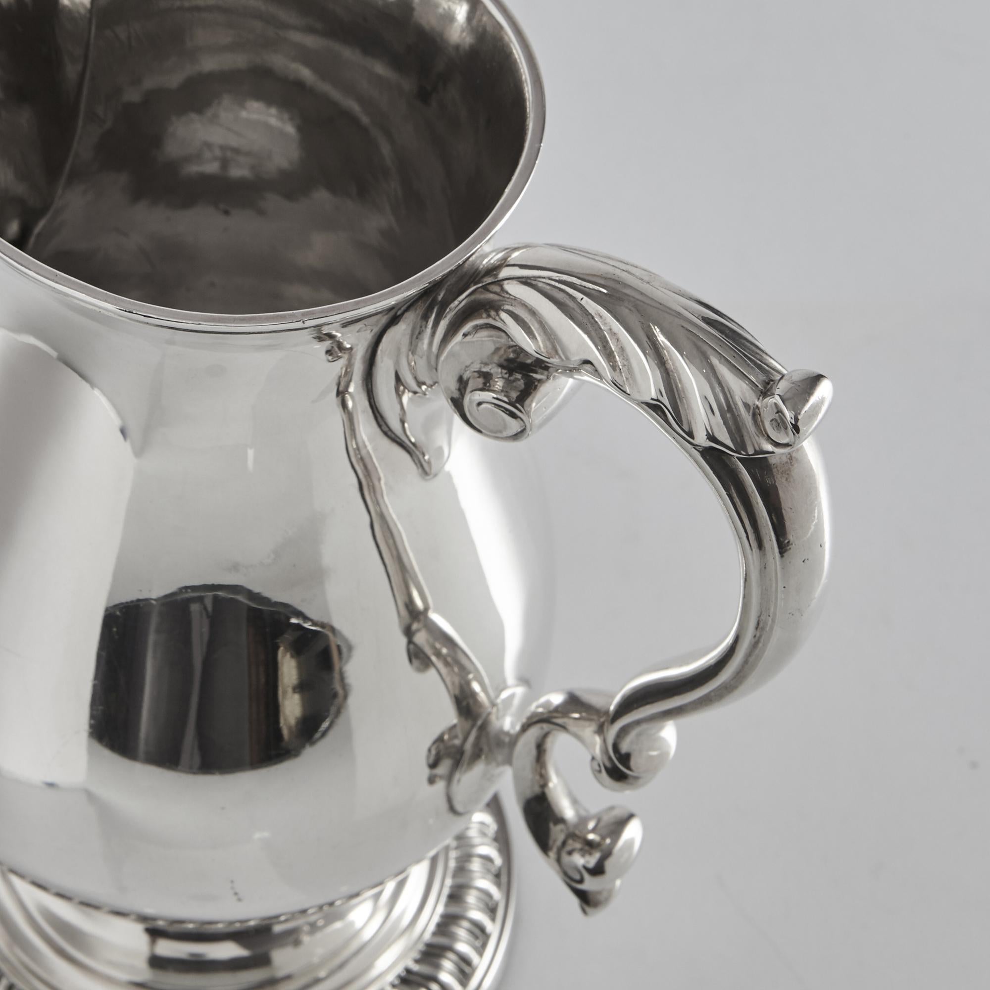 George III Silver Beer or Water Jug In Good Condition For Sale In London, GB