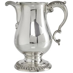 Antique George III Silver Beer or Water Jug