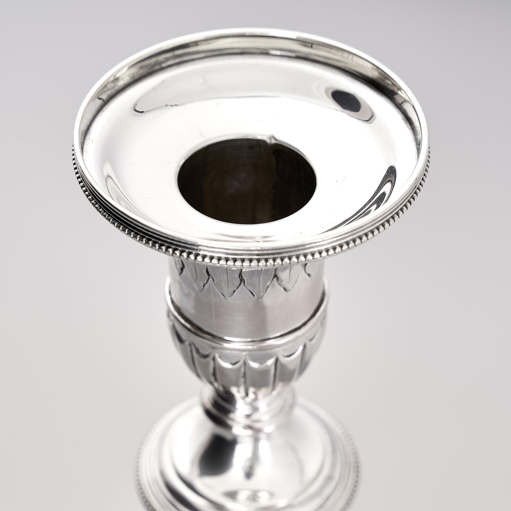 George III silver candelabra suite 6