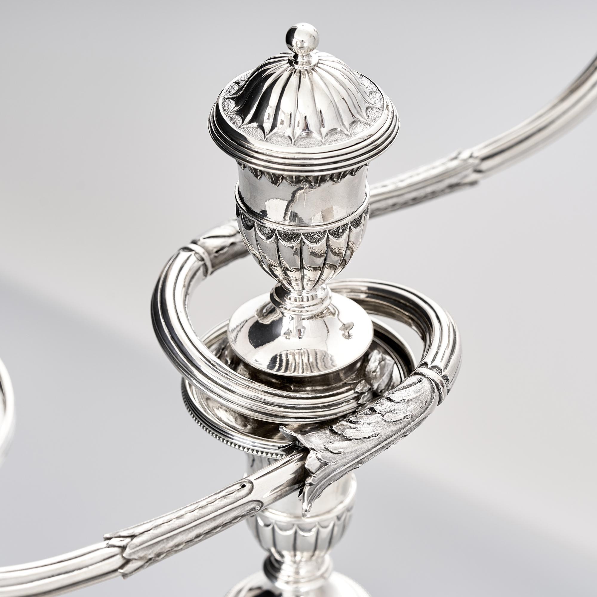 George III silver candelabra suite In Good Condition In London, GB