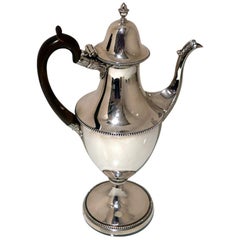 George III Silver Coffee Pot Newcastle 1788 John Langlands & John Robertson