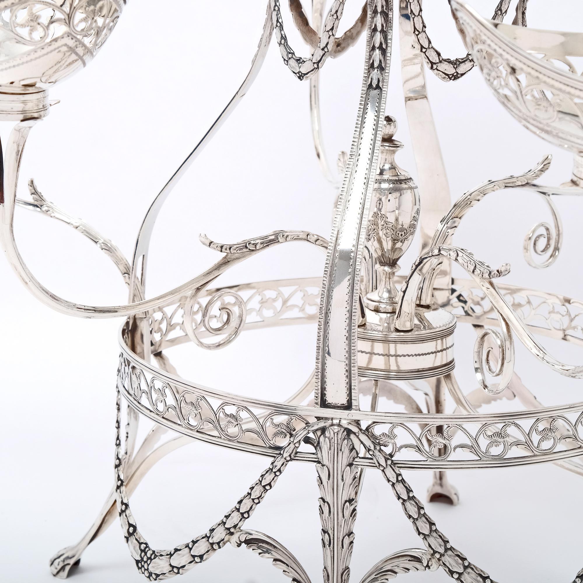 Neoclassical George III Silver Épergne