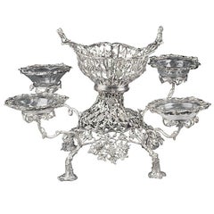 Épergne en argent George III