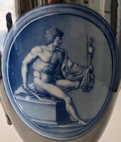 George III Silver Lusterware Vase