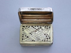 George III Silver 'Military Grille' Vinaigrette by William Eley, London, 1811