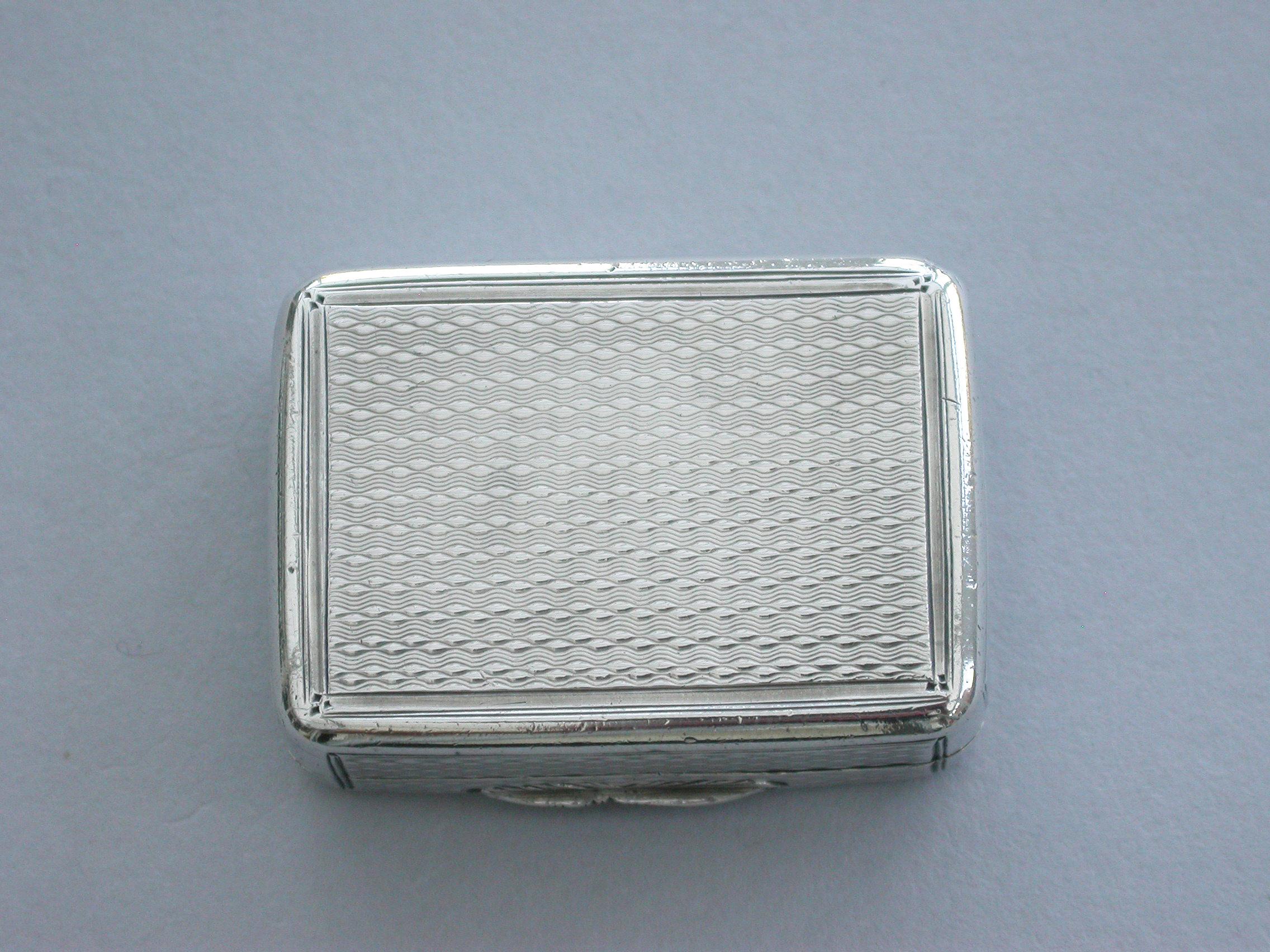 George III Silver 'Military Grille' Vinaigrette by William Eley, London, 1811 For Sale 2
