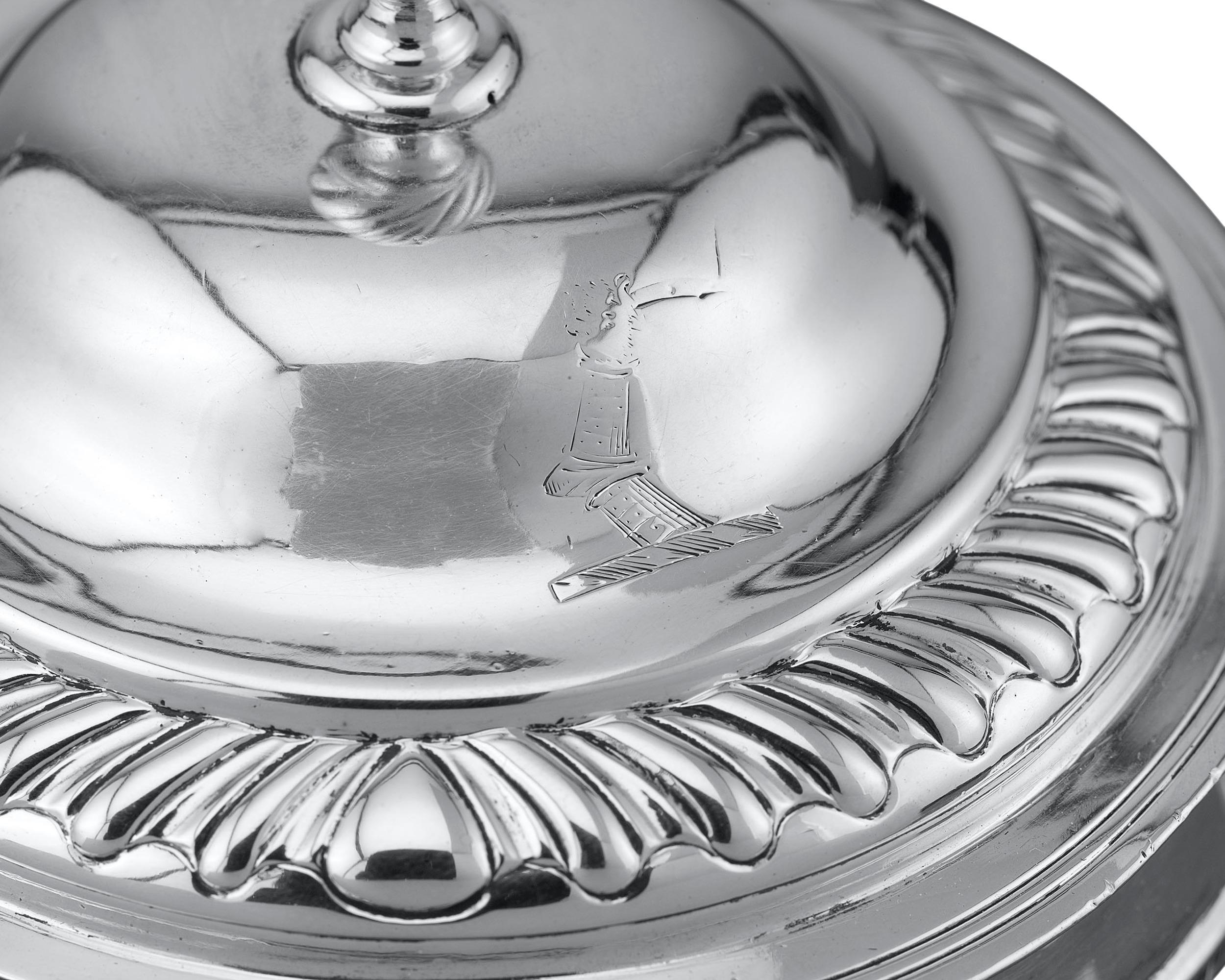 English George III Silver Mounted Coconut Cup